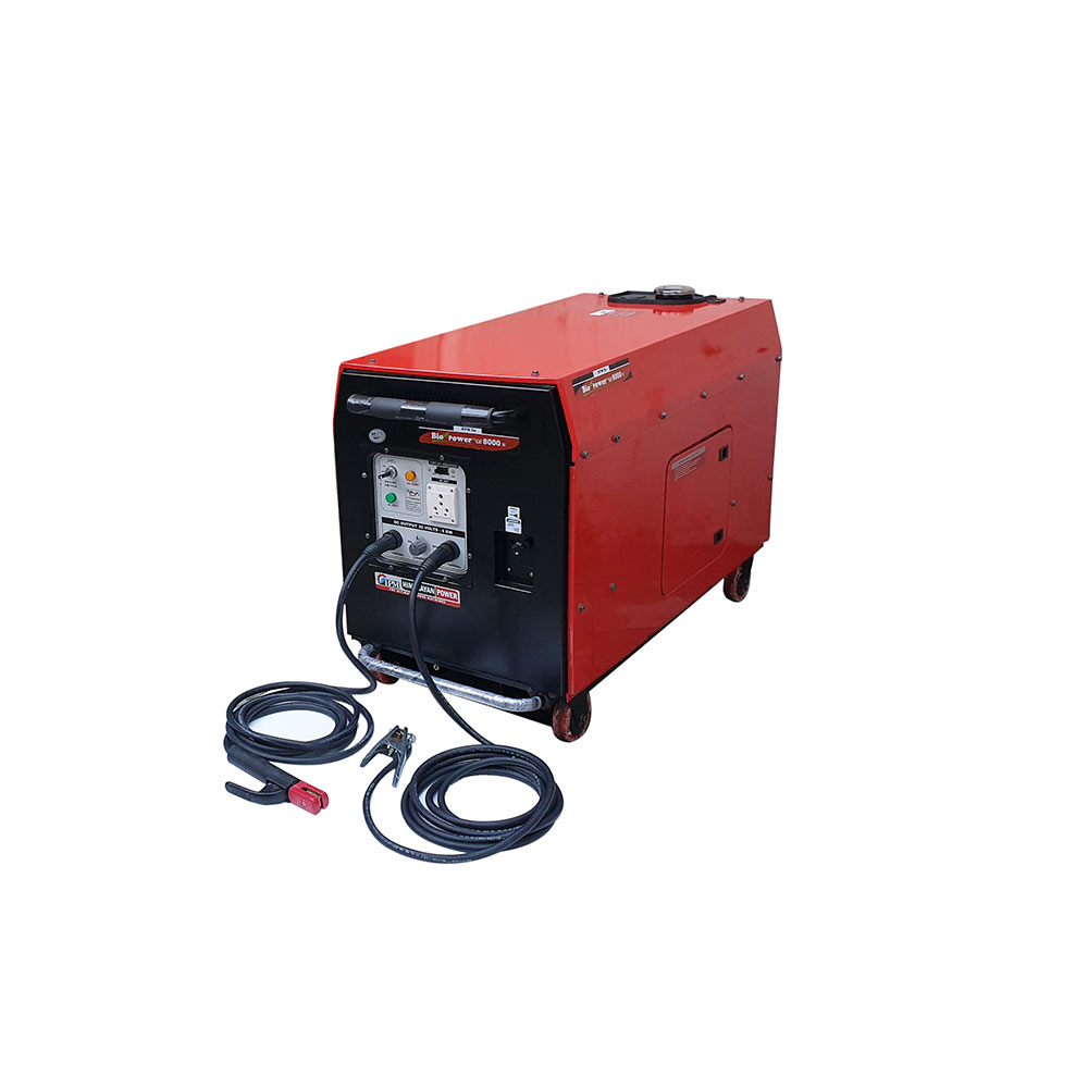 250 Amps - 6 KW, Smart Petrol Welding Generator, Recoil & Self Start Model Silent GE-W8000RS
